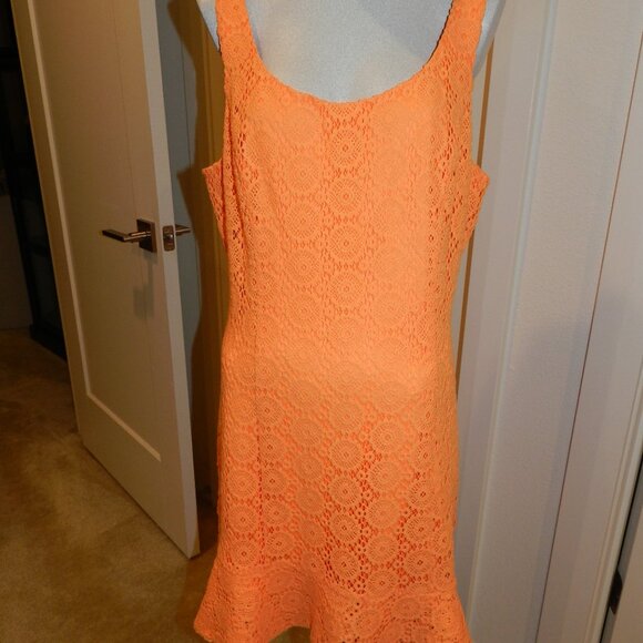 Lilly Pulitzer - NWT Sevilla Crochet Lace Dress Keen Peach Breakers Lace - Picture 15 of 15